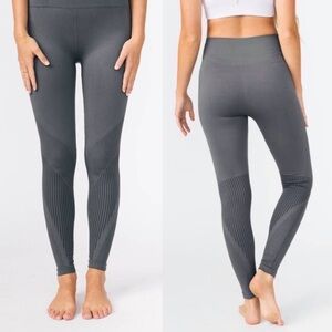 ZYIA Active Gray High-Waisted Leggings